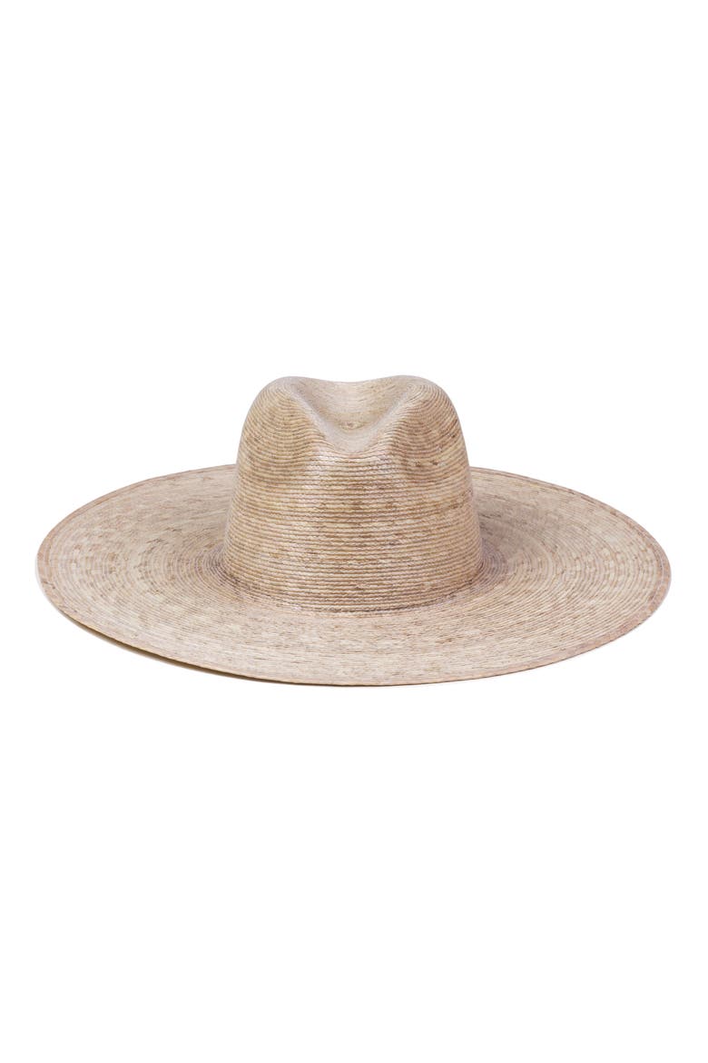 Palma Wide Straw Fedora, Alternate, color, NATURAL