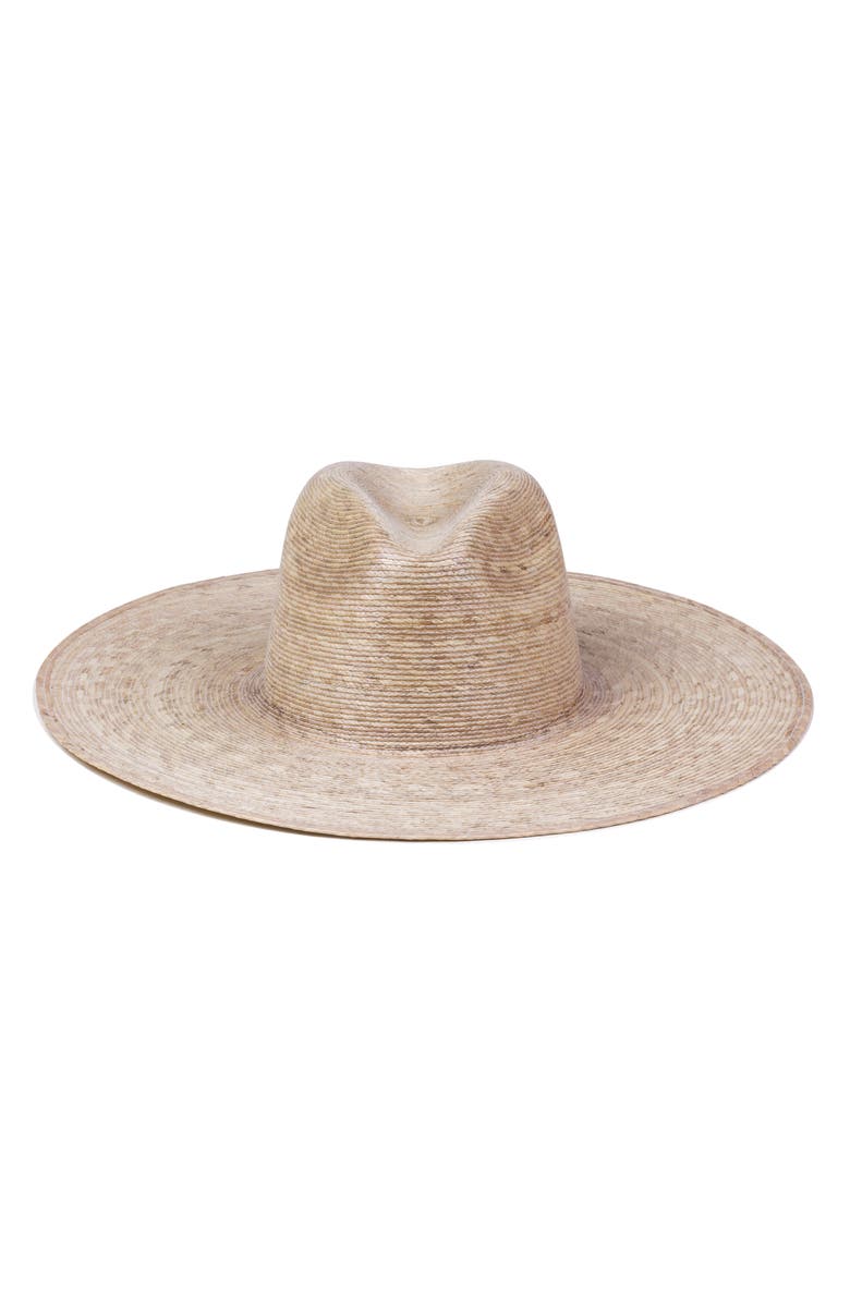 Lack of Color Palma Wide Straw Fedora, Alternate, color, Natural