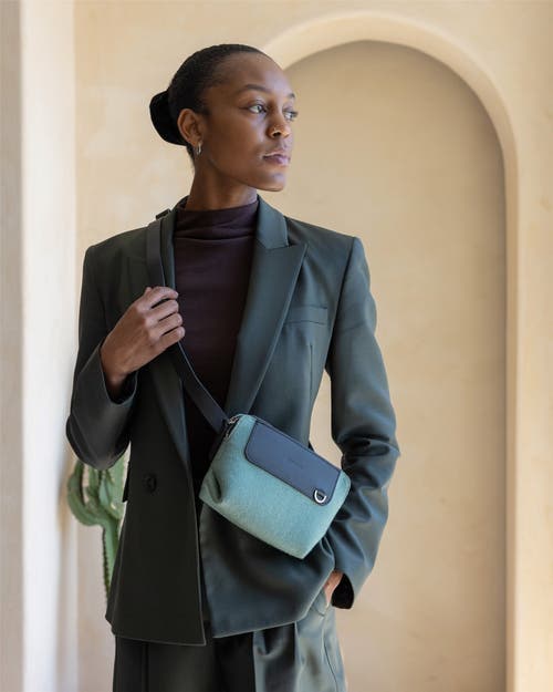 Graf & Lantz Graf Lantz Bedford Merino Wool Belt Bag In Green