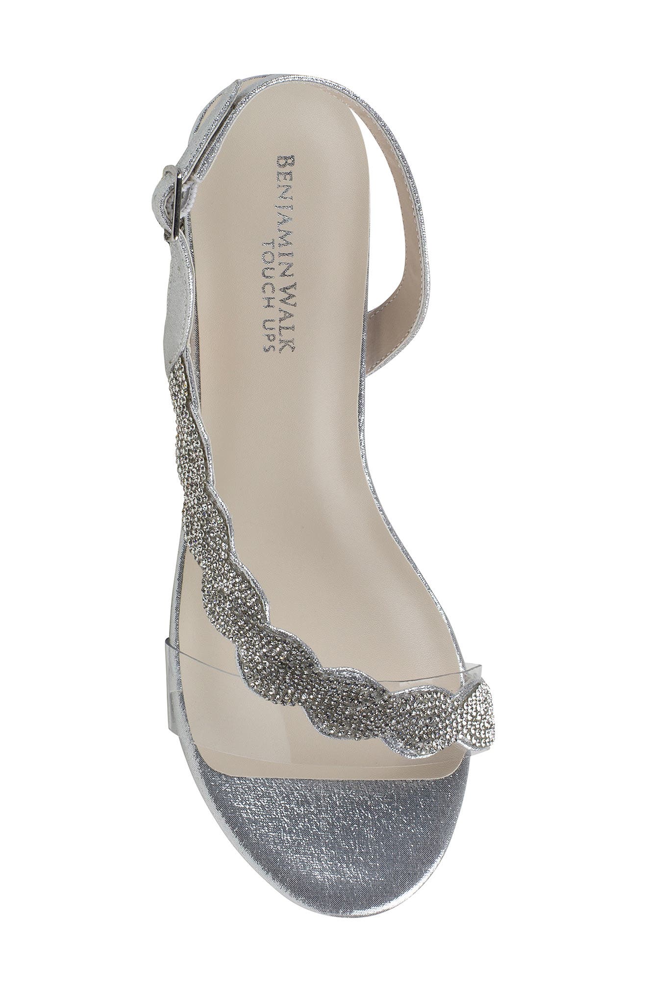Ruby Slingback Sandal, Alternate, color, SILVER