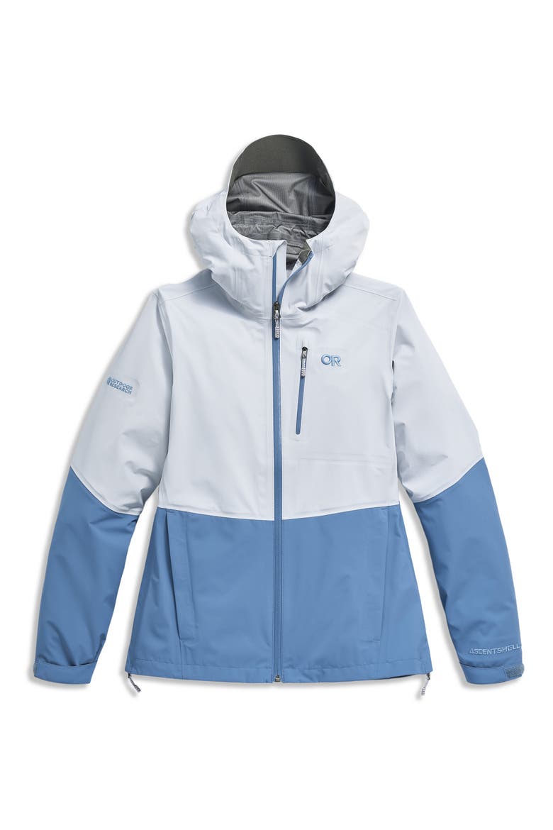 Aspire II Gore-Tex® Waterproof Jacket, Alternate, color, TITANIUM/ASCENT BLUE