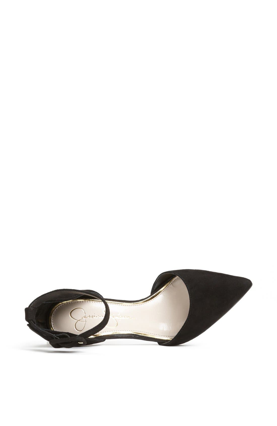 Jessica Simpson 'Cayna' D'Orsay Ankle Strap Pump, Alternate, color, 