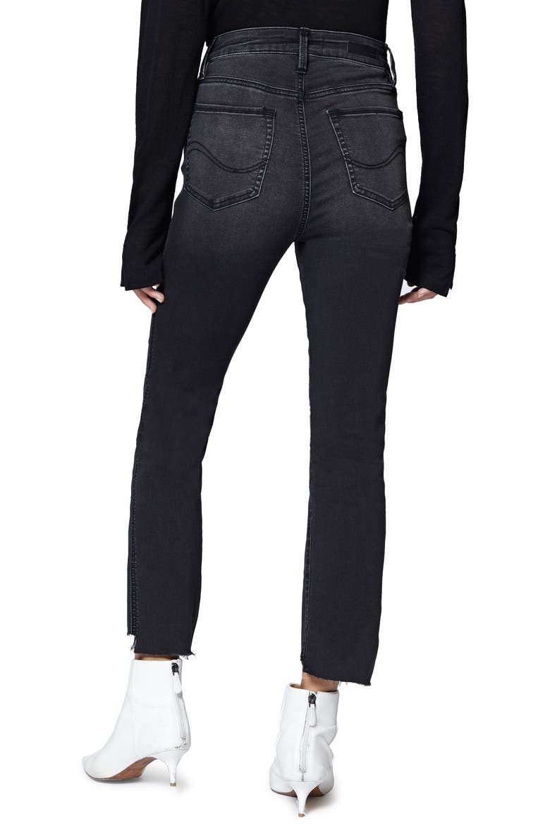 Modern High Waist Crop Straight Leg Jeans, Alternate, color, ART SCHOOL GREY