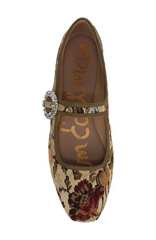 Sam Edelman Michaela Glow Mary Jane Flat In Animal Print
