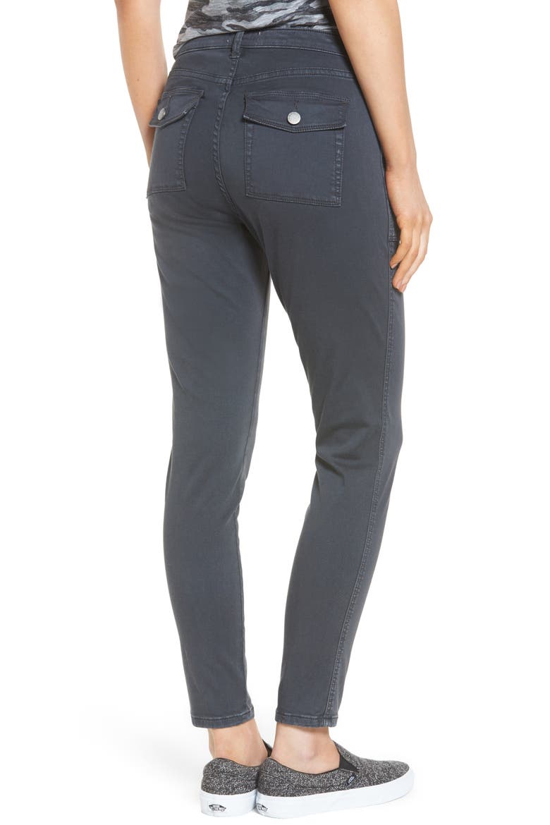 Slim Utility Pants, Alternate, color, GREY EBONY