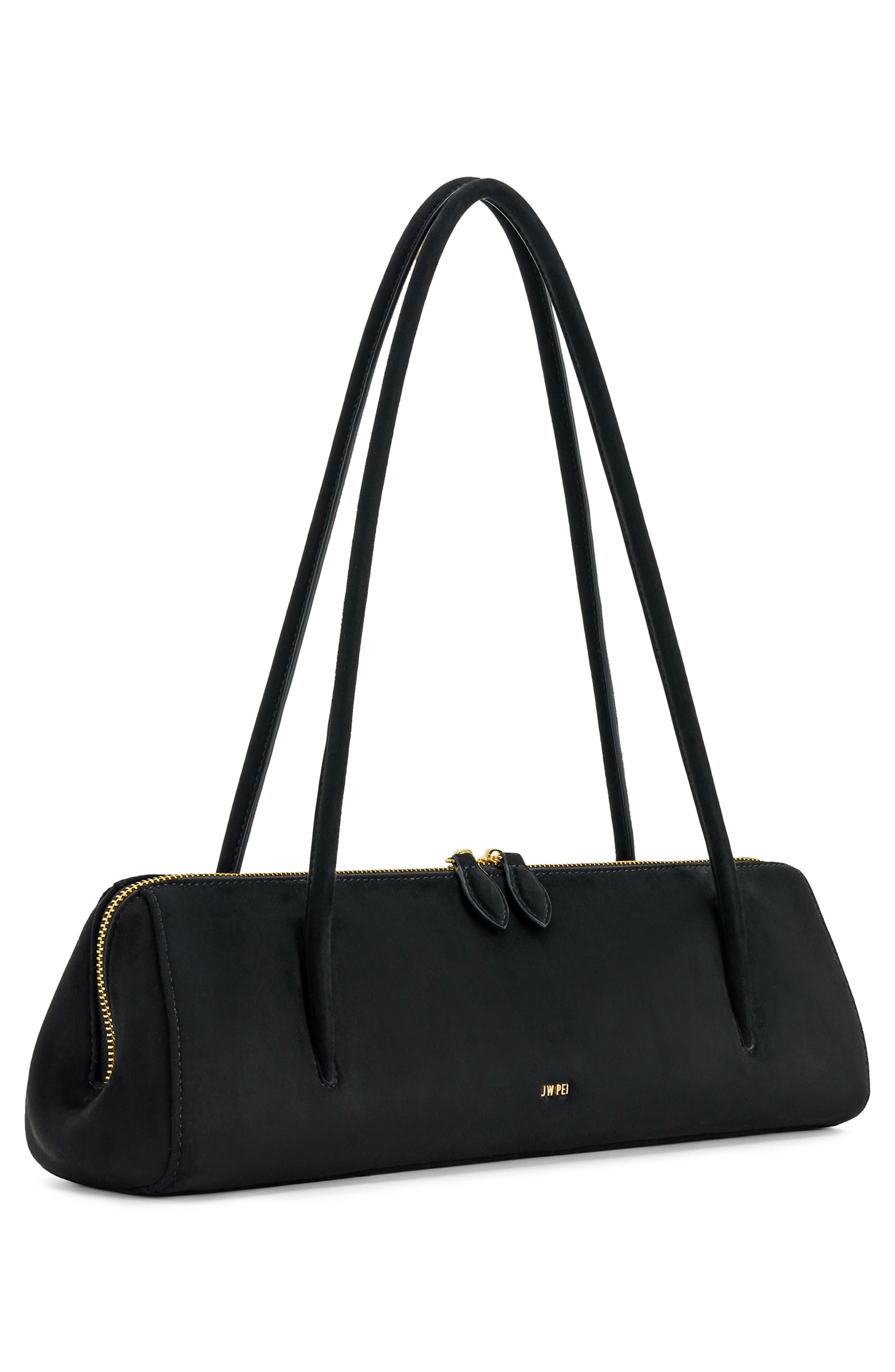 Nova Baguette Shoulder Bag, Alternate, color, BLACK