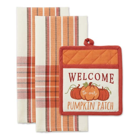 Pumpkin Patch Potholder Gift Set/3