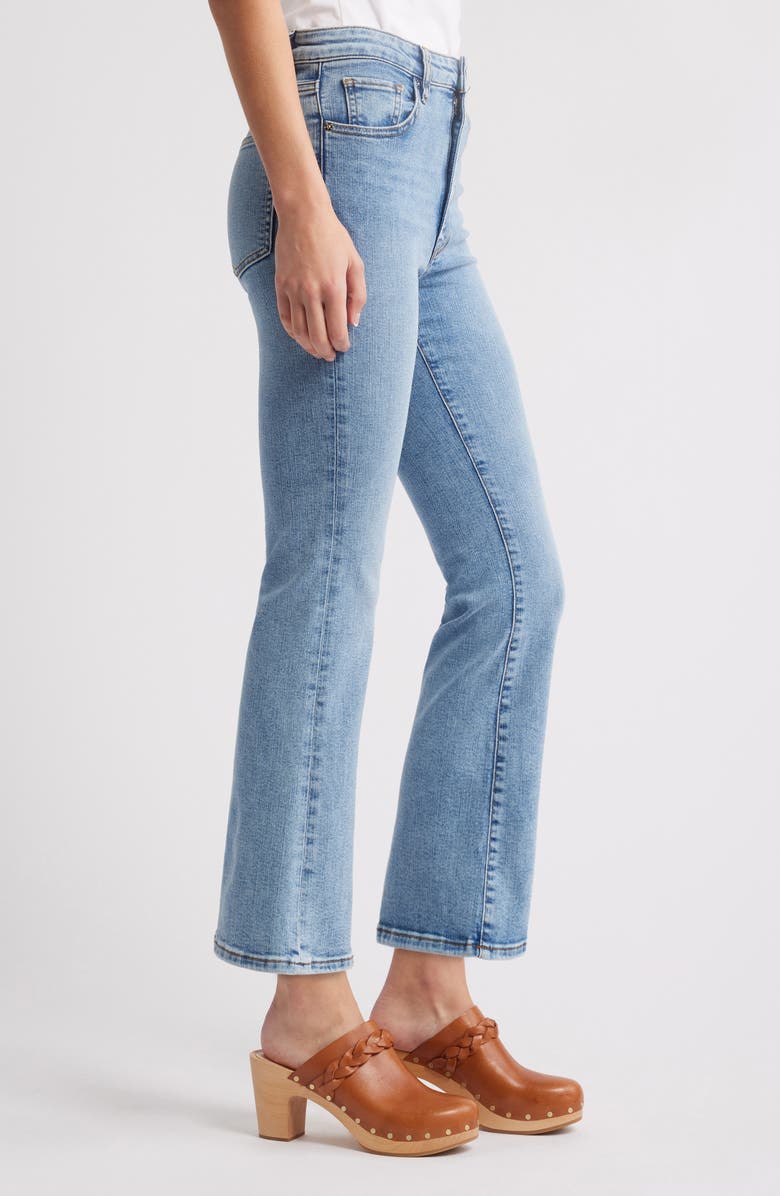 FRAME The Reboot High Waist Crop Flare Jeans, Alternate, color, Lark