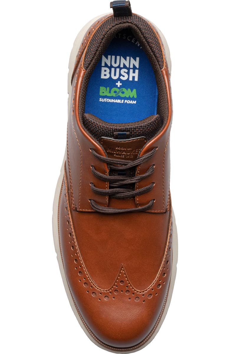 NUNN BUSH Stance Wingtip Derby - Wide Width Available, Alternate, color, Cognac Multi