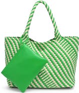MODA LUXE Solana - Mixed Material Tote