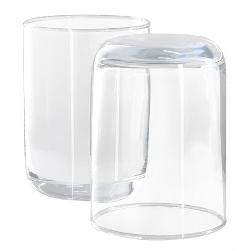 Gibson Home Emory 4 Piece 15 Ounce Double Old Fashioned Clear Glass Set In Transparent