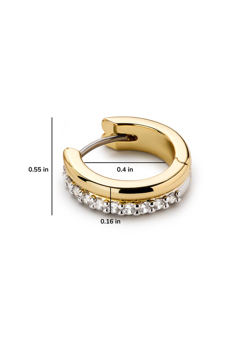 Asher Pavé, Alternate, color, GOLD / SILVER / CLEAR