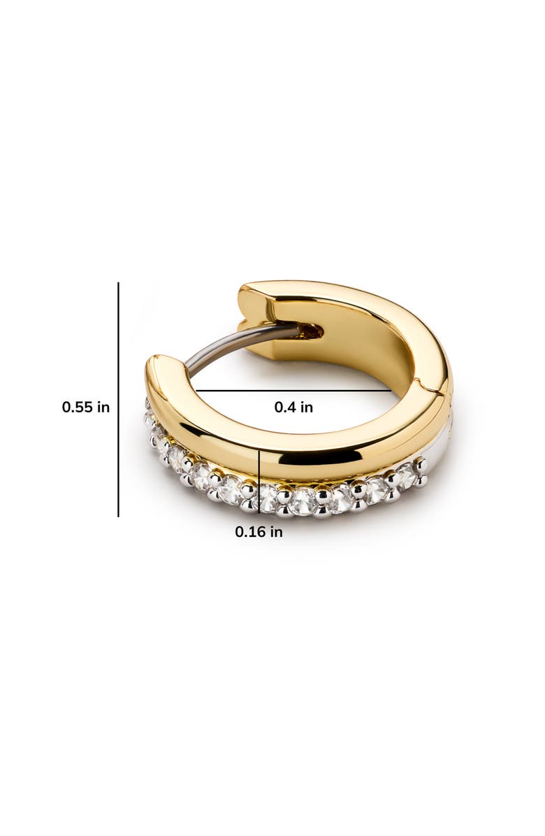 Ana Luisa Asher Pavé, Alternate, color, Gold / Silver / Clear