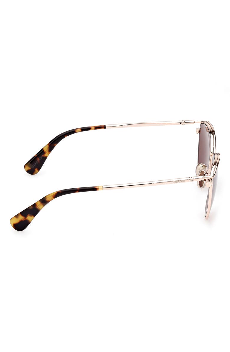 Max Mara 56mm Pilot Sunglasses, Alternate, color,