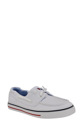 Tommy Hilfiger Oimate Boat Sneaker In White