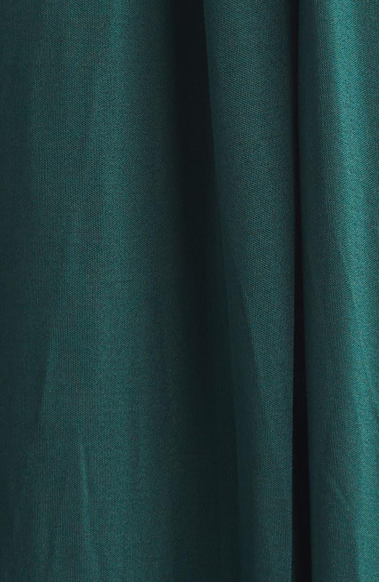 Givenchy Draped Jersey Maxi Dress, Alternate, color, Green Forest