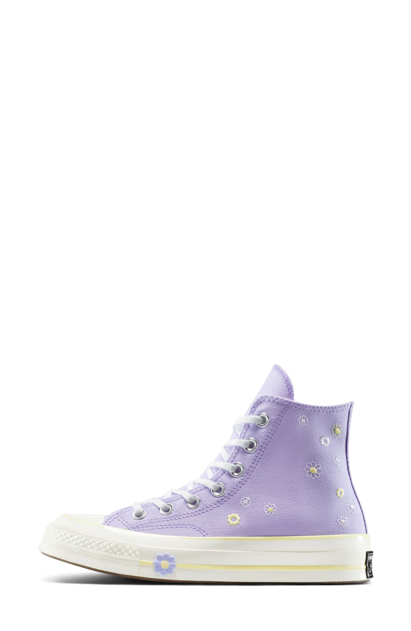 Converse Chuck 70 Canvas High Top Sneaker, Alternate, color, Violet Heat/ Egret