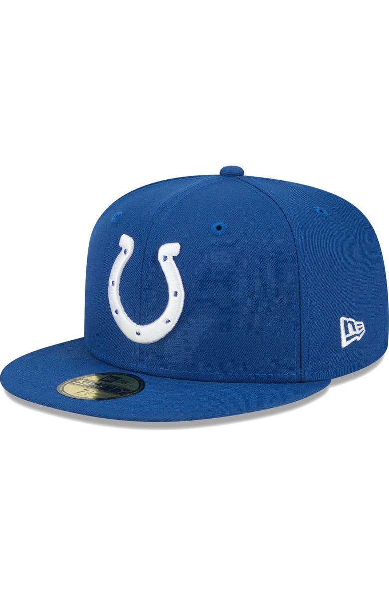 New Era Men's New Era Royal Indianapolis Colts  Main 59FIFTY Fitted Hat, Main, color, 