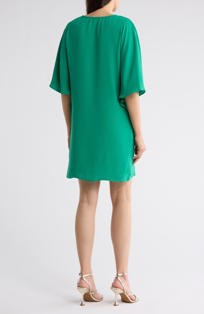 Trina Turk Country Club Short Sleeve Shift Dress, Alternate, color, Agave