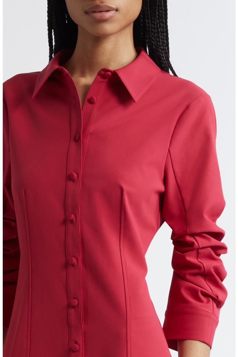 Lucilla Shirtdress, Alternate, color, BURGUNDY PLUM