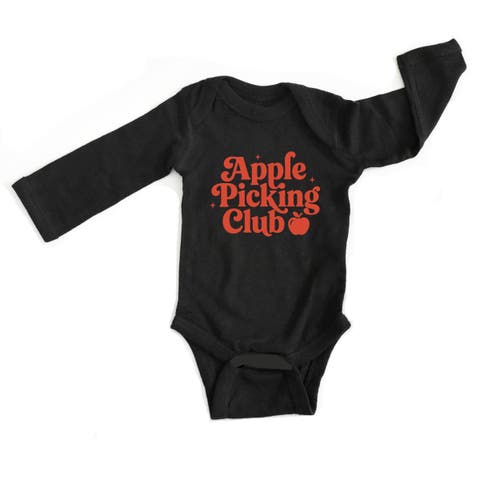 Apple Picking Club Stars Infant Long Sleeve Bodysuit