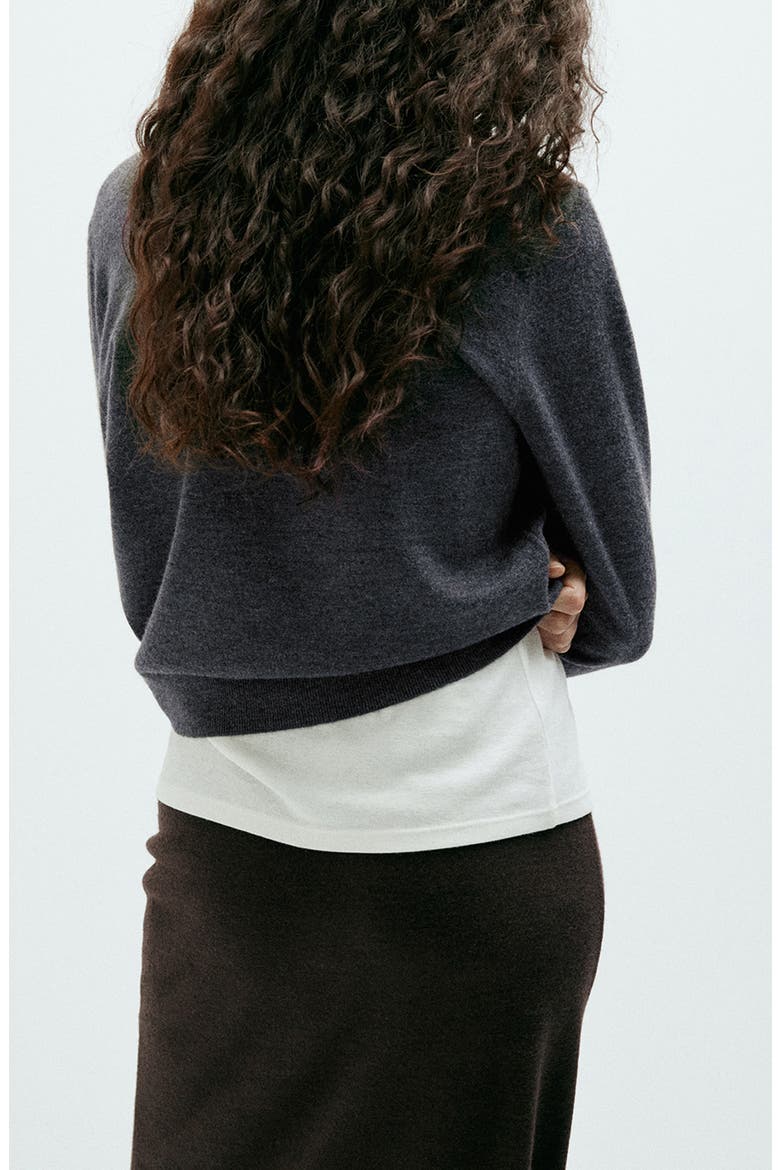 Argyle Crewneck Sweater, Alternate, color, MEDIUM HEATHER GREY