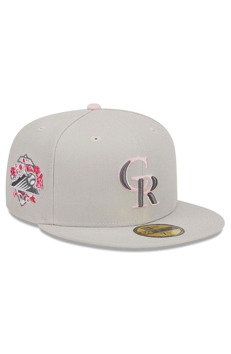 New Era Men's New Era  Khaki Colorado Rockies 2023 Mother's Day On-Field 59FIFTY Fitted Hat, Main, color, 