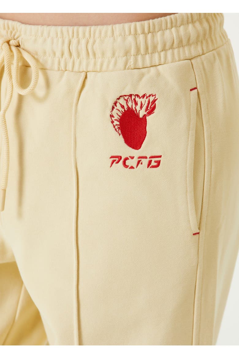 Cotton Destroyed Sweat Pant, Alternate, color, Chino Green