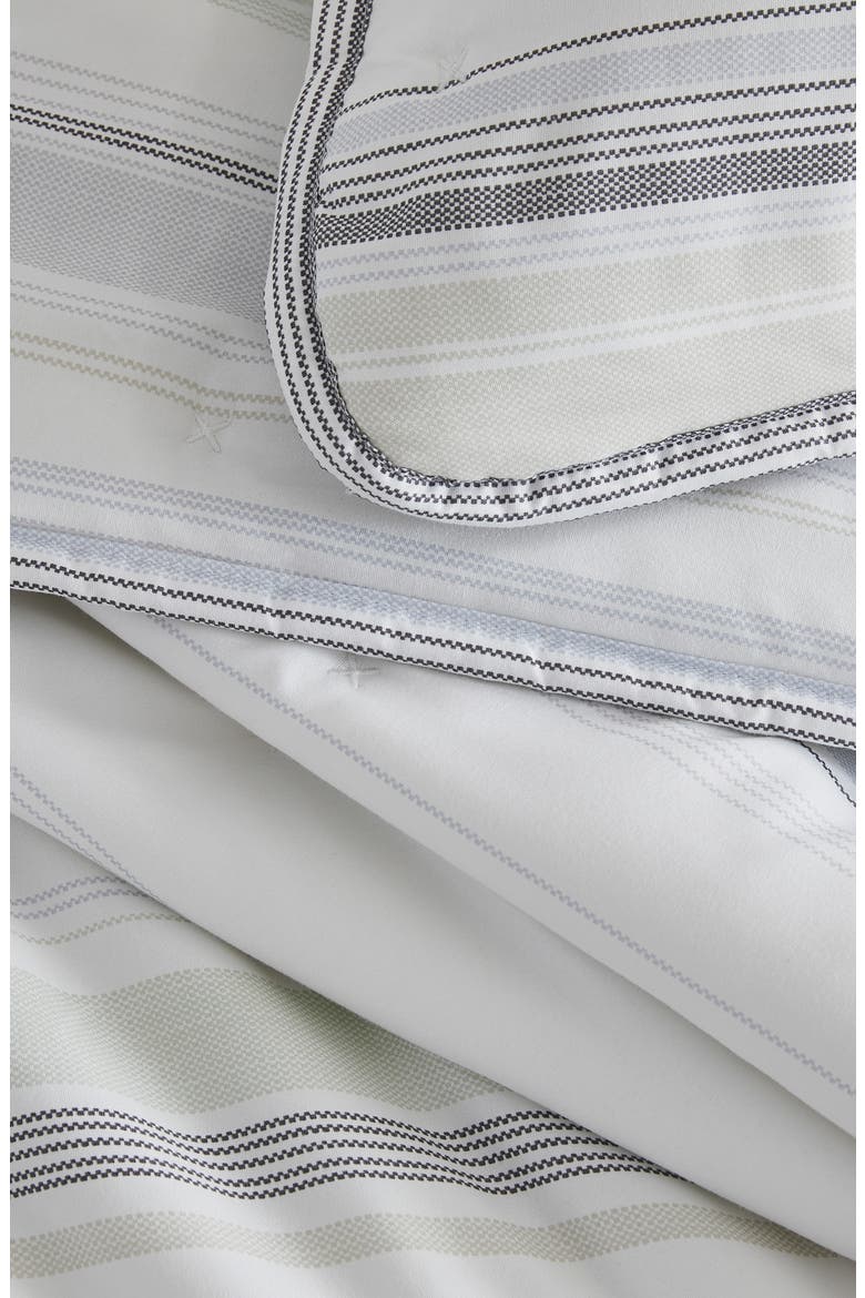 Dot Stitched Quilt Set, Alternate, color, STRIPED