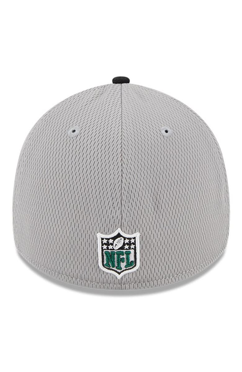 New Era Men's New Era Gray/Black New York Jets 2023 Sideline 39THIRTY Flex Hat, Alternate, color, Gray