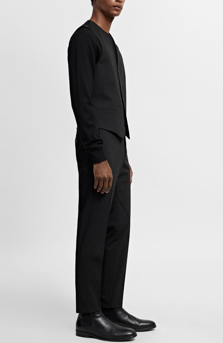 MANGO Superslim Fit Stretch Vest, Alternate, color, 