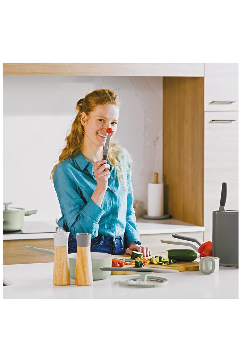 Leo Balance 6-Piece Knife Block, Alternate, color, GREEN