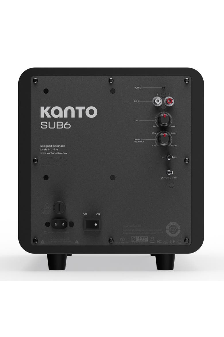 SUB6 6 In Sealed Powered Subwoofer, Alternate, color, Matte Black