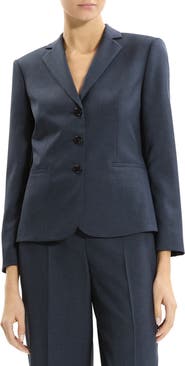 Theory Shrunken Three-Button Jacket