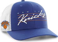'47 Men's '47 Blue New York Knicks Downburst Trucker Adjustable Hat