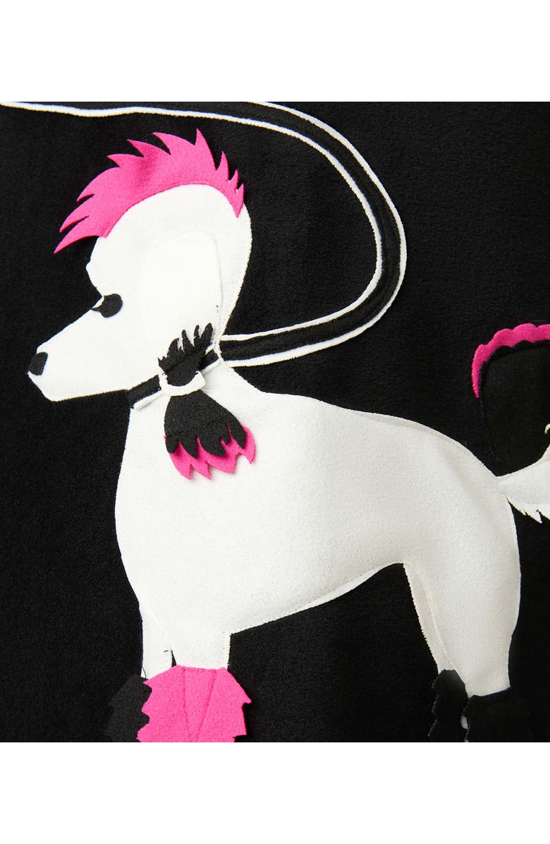 Unique Vintage Plus Size High Waist Soda Shop Swing Skirt, Alternate, color, Black