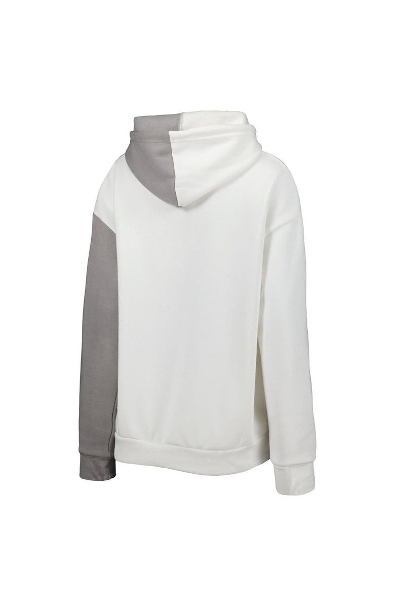 GAMEDAY COUTURE Women's Gameday Couture Gray/White Clemson Tigers Split Pullover Hoodie, Alternate, color, White