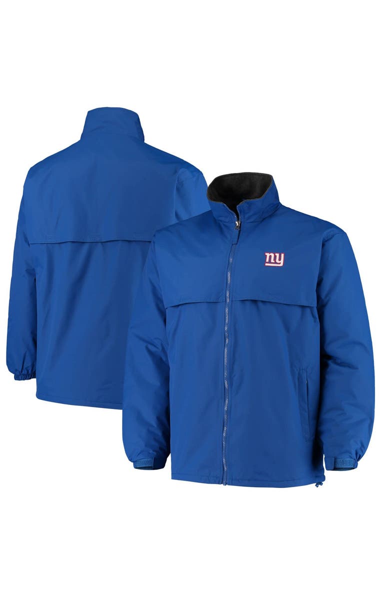 DUNBROOKE Men's Dunbrooke Royal New York Giants Triumph Fleece Full-Zip Jacket, Main, color, 