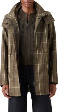 Akris punto Plaid Techno Taffeta Hooded Jacket