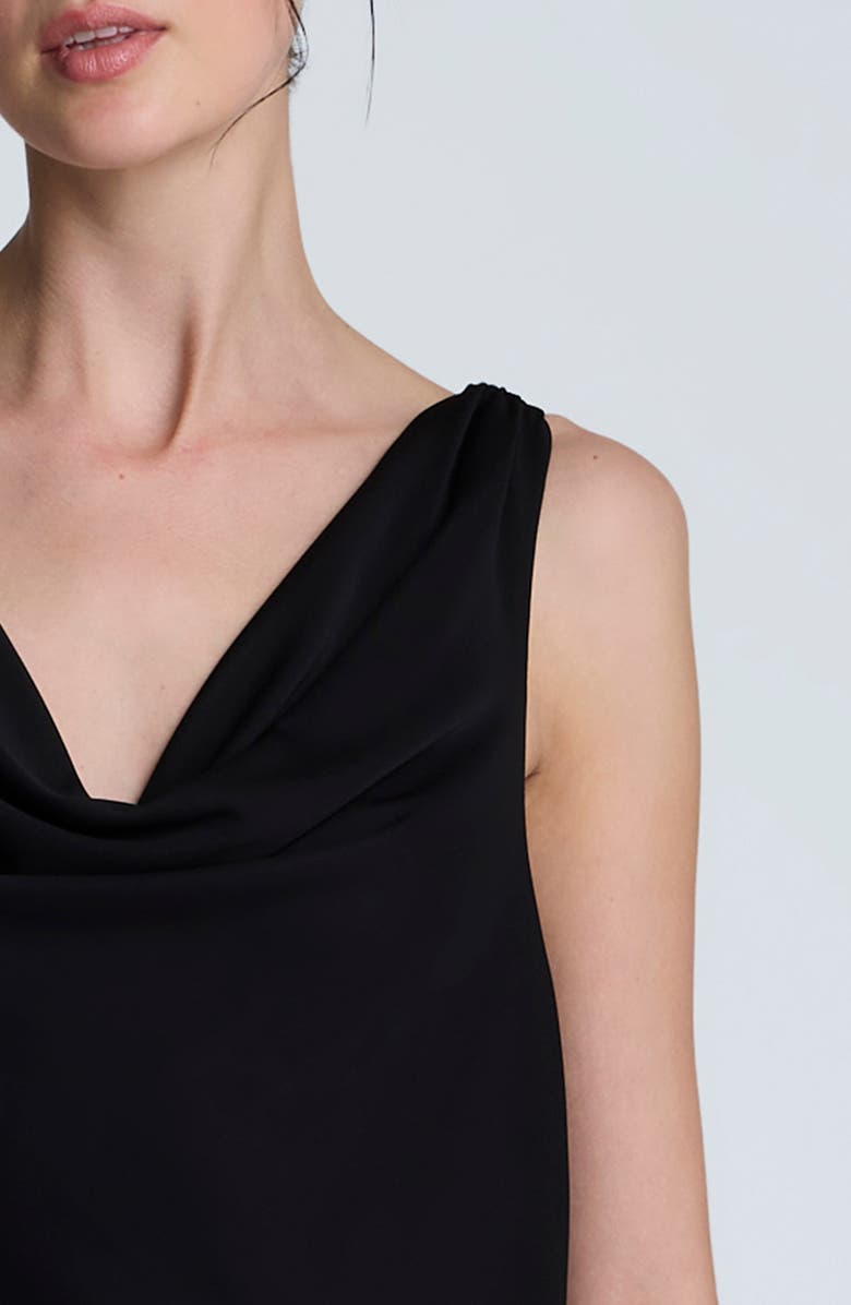 Kenneth Cole Cowl Neck Sleeveless Dress, Alternate, color, Black