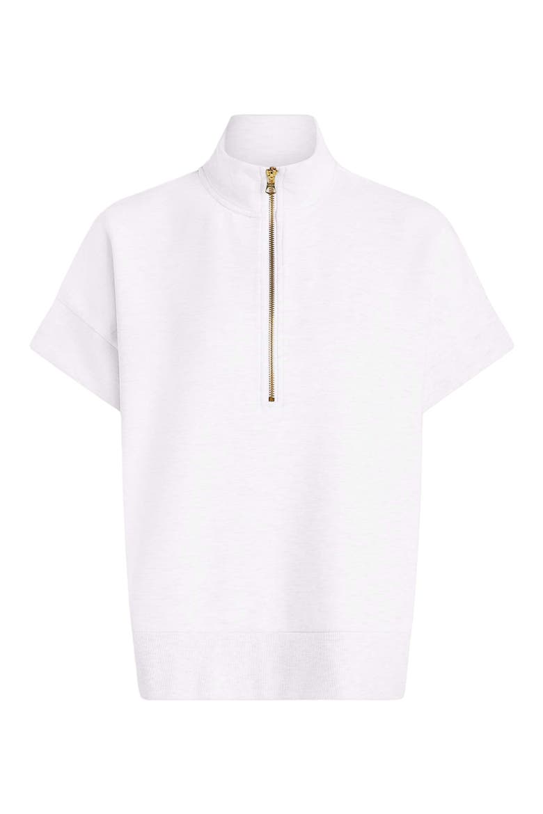Ritchie Short Sleeve Half Zip, Alternate, color, WHITE