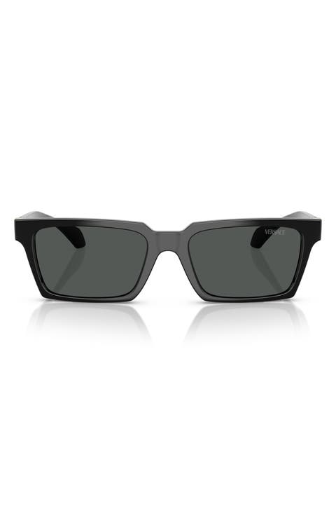 55mm Rectangular Sunglasses