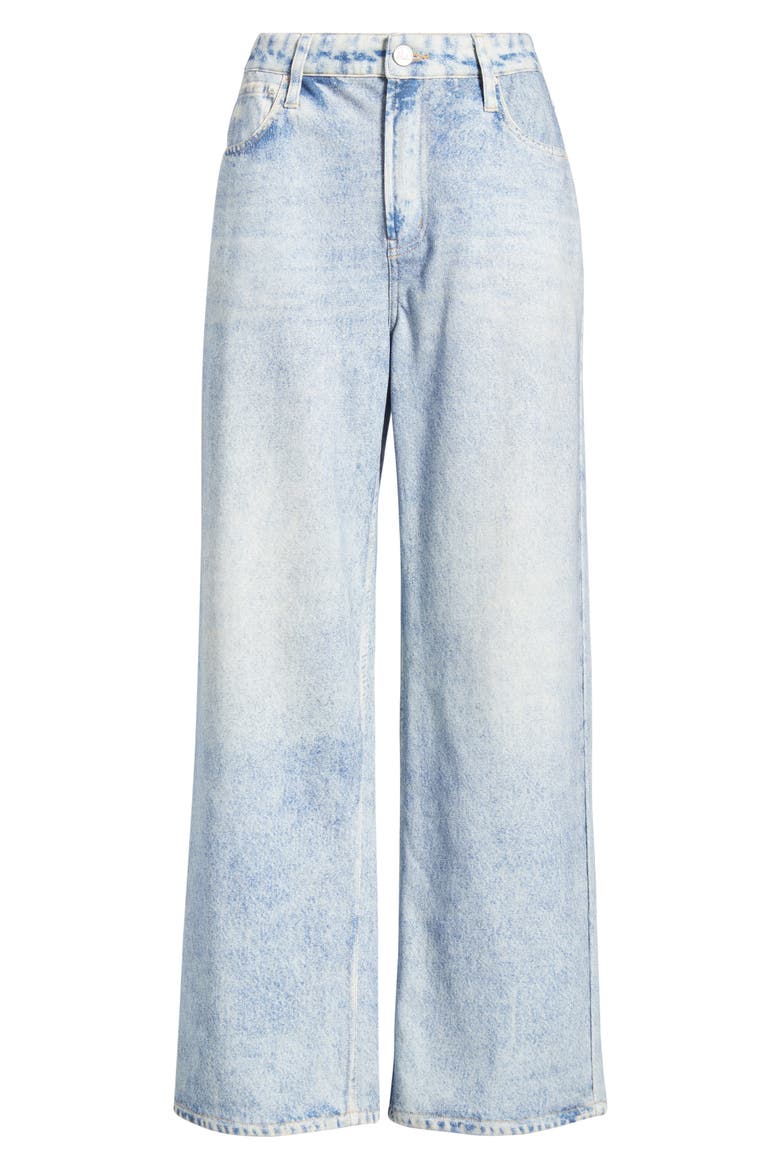 High Waist Wide Leg Knit Jeans, Alternate, color, INDIGO