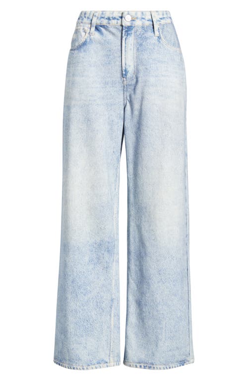 City Blues High Waist Wide Leg Knit Jeans In Blue