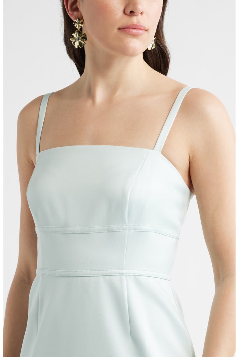 Column Cocktail Dress, Alternate, color, BLUE FROTH
