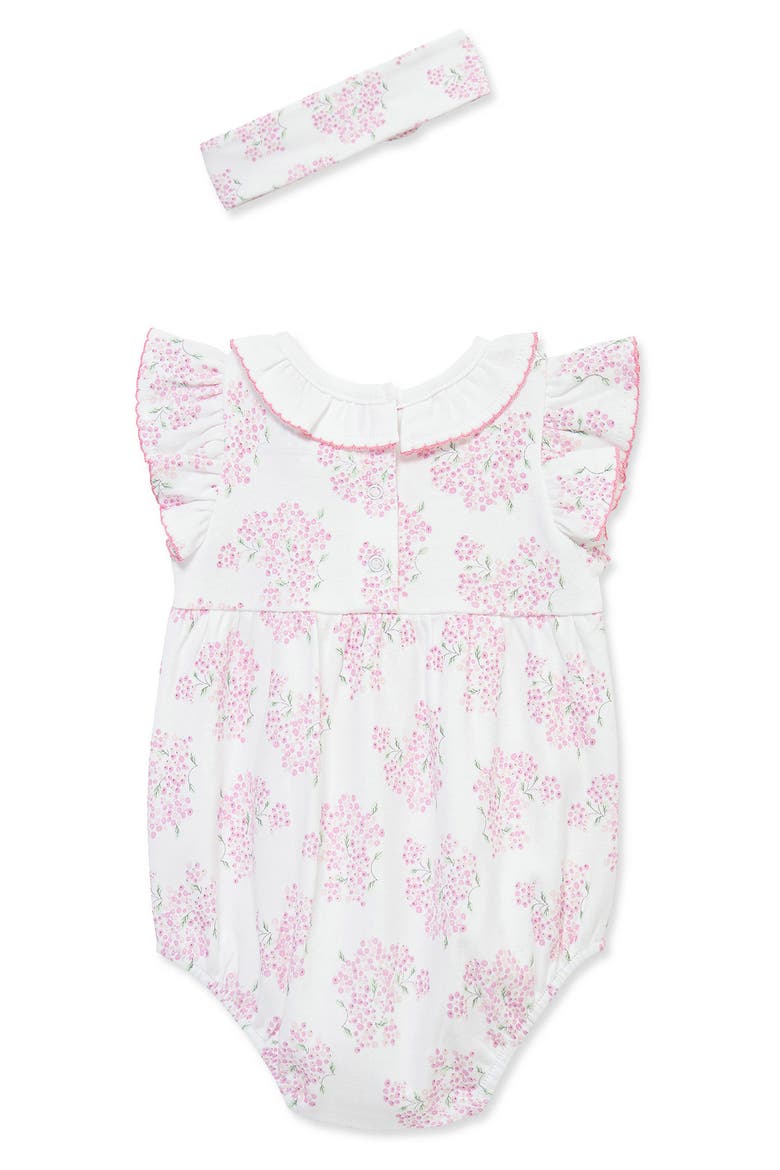 Hydrangea Knit Romper & Headband Set, Alternate, color, FLORAL