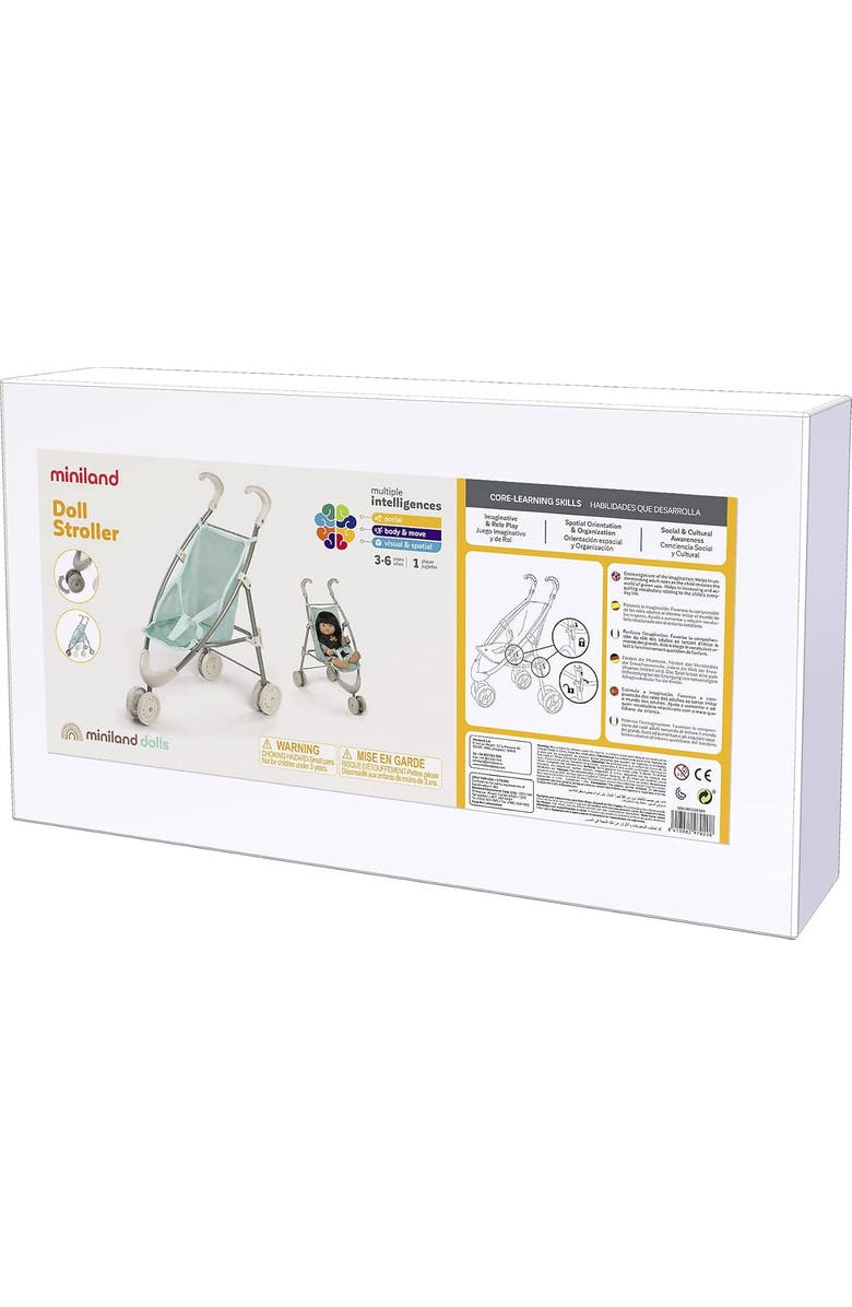 Miniland Doll Stroller, Alternate, color, Blue-Green