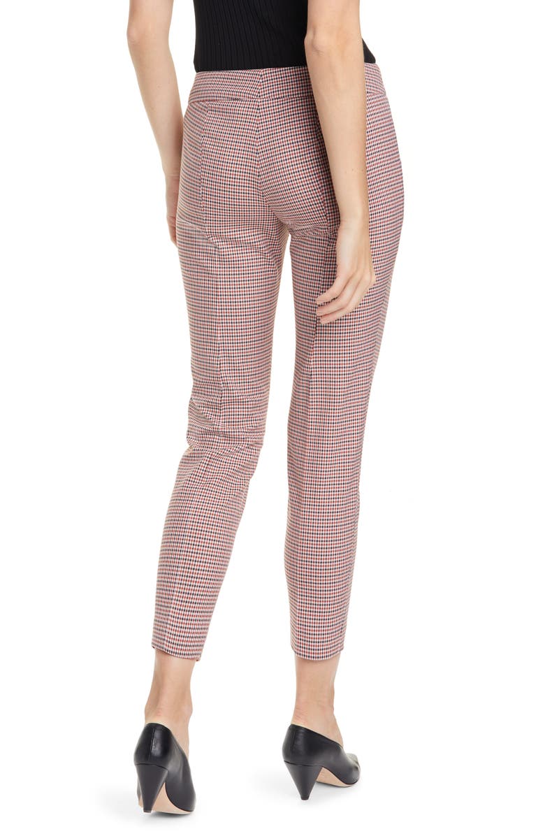 HUGO Hevas Check Crop Suit Pants, Alternate, color, 