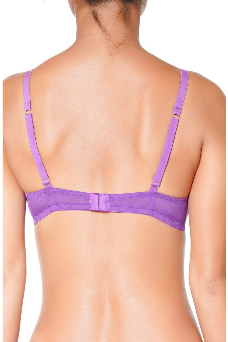 Symphonie Underwire Lace Bra, Alternate, color, PURPLE