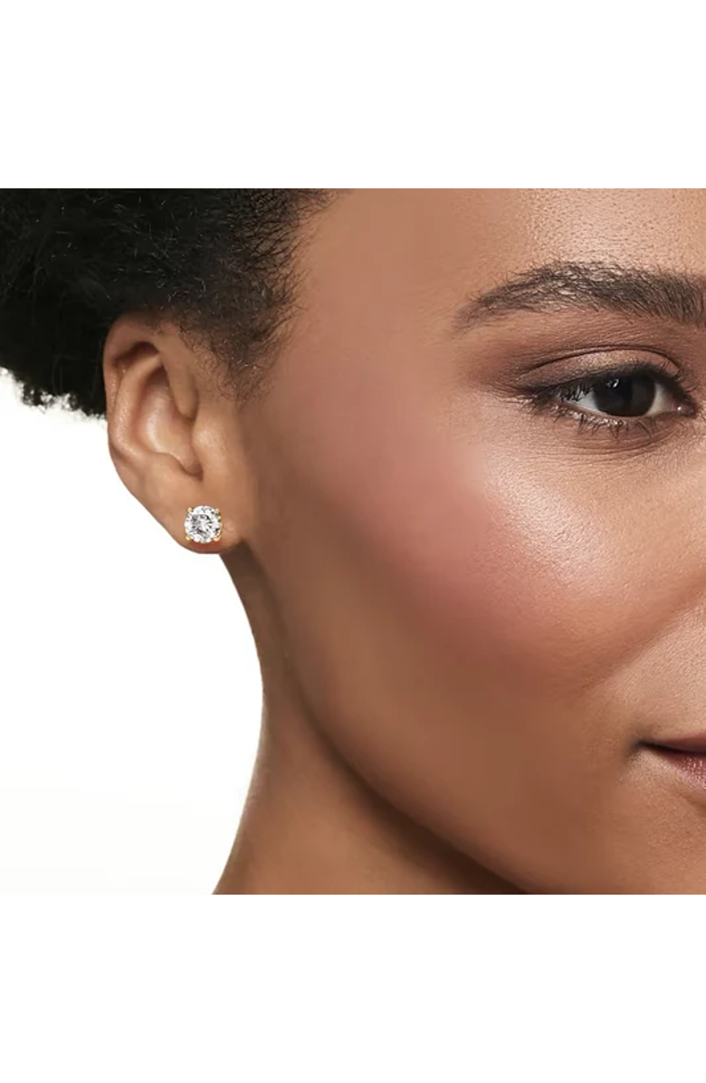 Anna Zuckerman Just Like Diamonds Only Better Studs 2 Carats, Alternate, color, Platinum